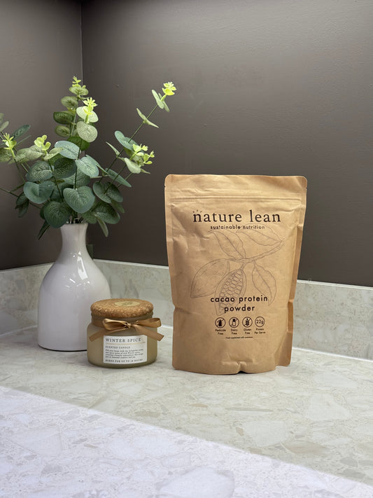 Cacao sustainable protein powder