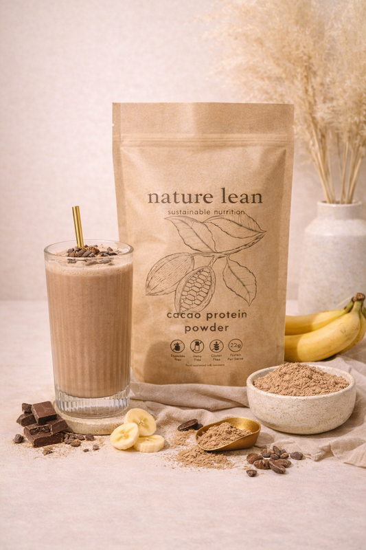 Cacao sustainable protein powder